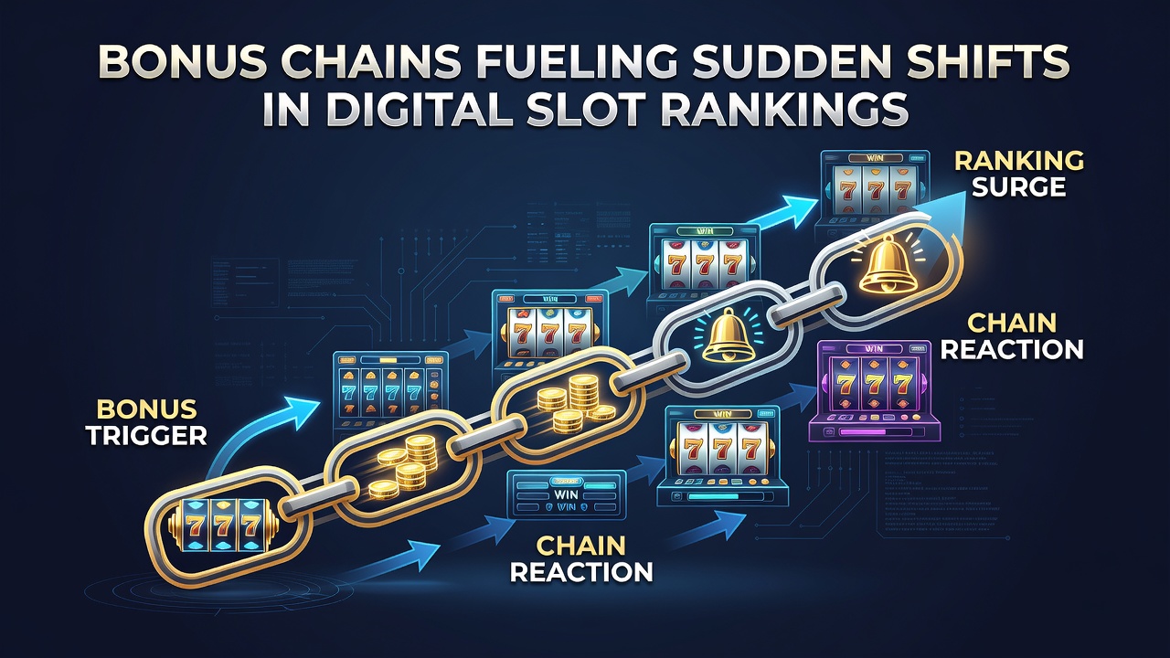 Analytics dashboard showing slot leaderboard fluctuations tied to bonus chain events