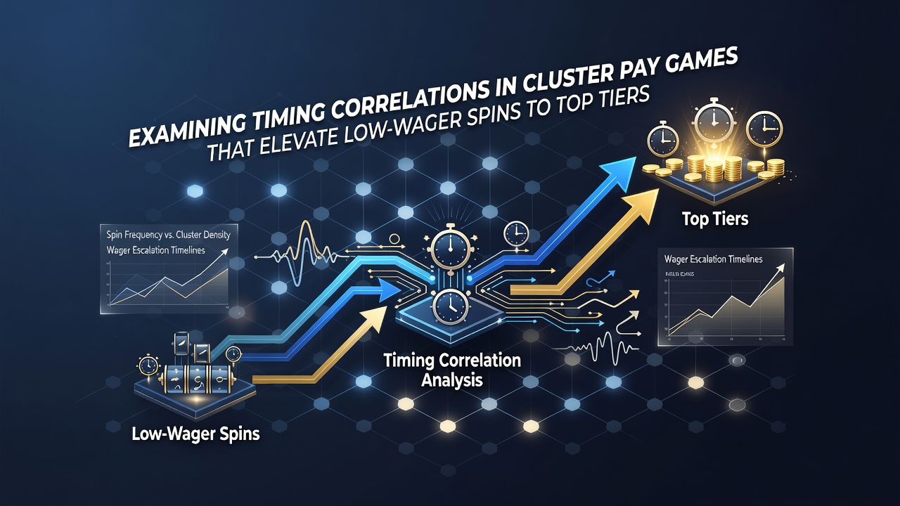 Graph displaying timing intervals versus cluster payout frequency in slot data
