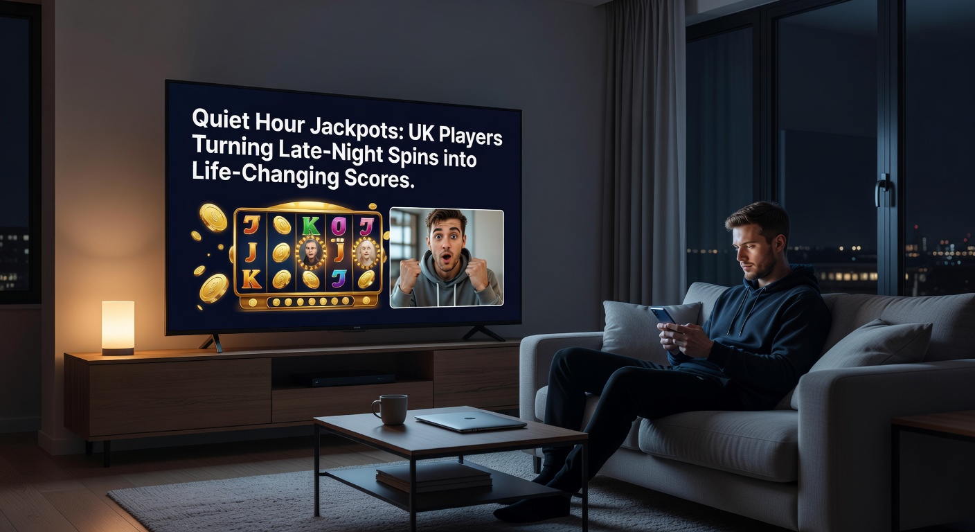 Graph illustrating spike in UK slot jackpots during 2-5 a.m. hours, overlaid with player activity decline and example win screenshots