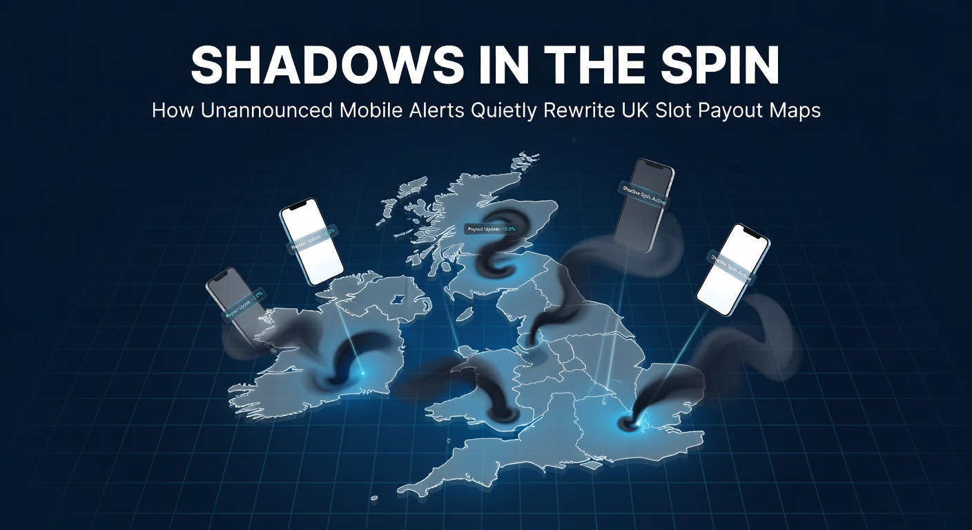 Data visualization of UK slot payout heat maps shifting due to mobile alert timing